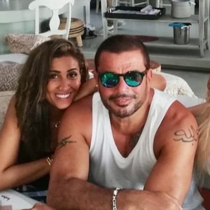 عمرو دياب ودينا الشربيني