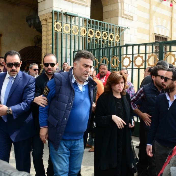 جنازة والدة تامر حبيب