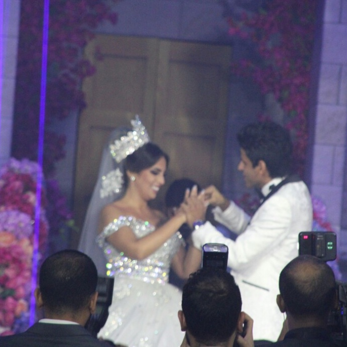 صورة من حفل الزفاف