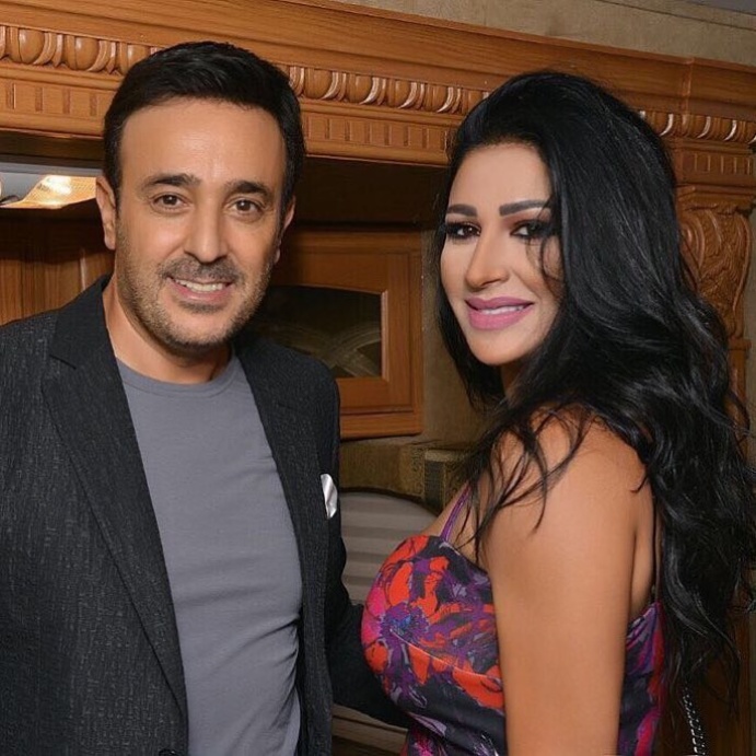 صابر الرباعي وزوجته