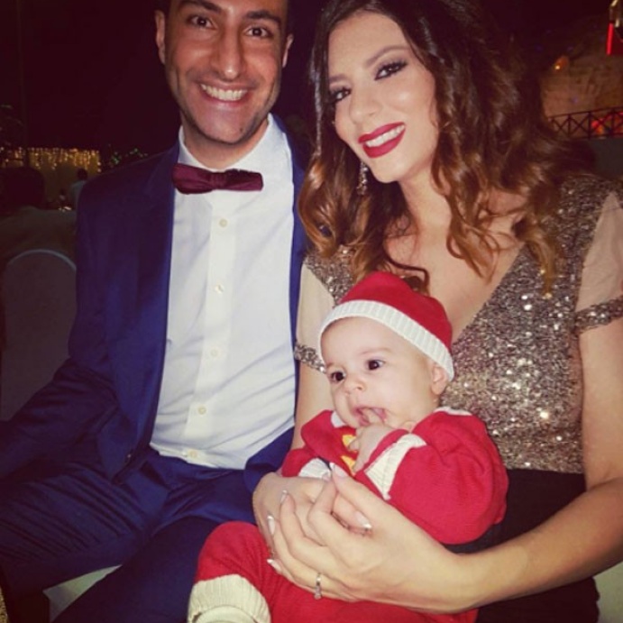 بهاء الكافي وابنتها وزوجها