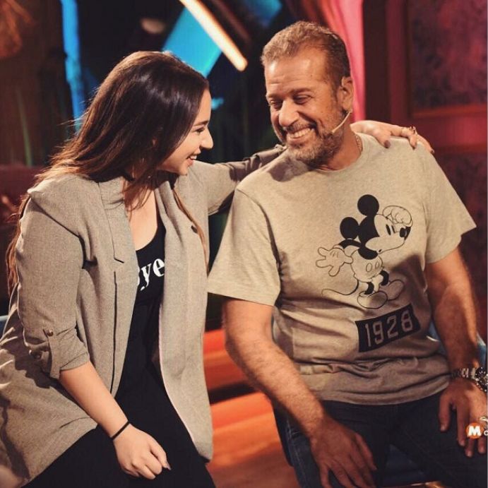 شريف منير وابنته