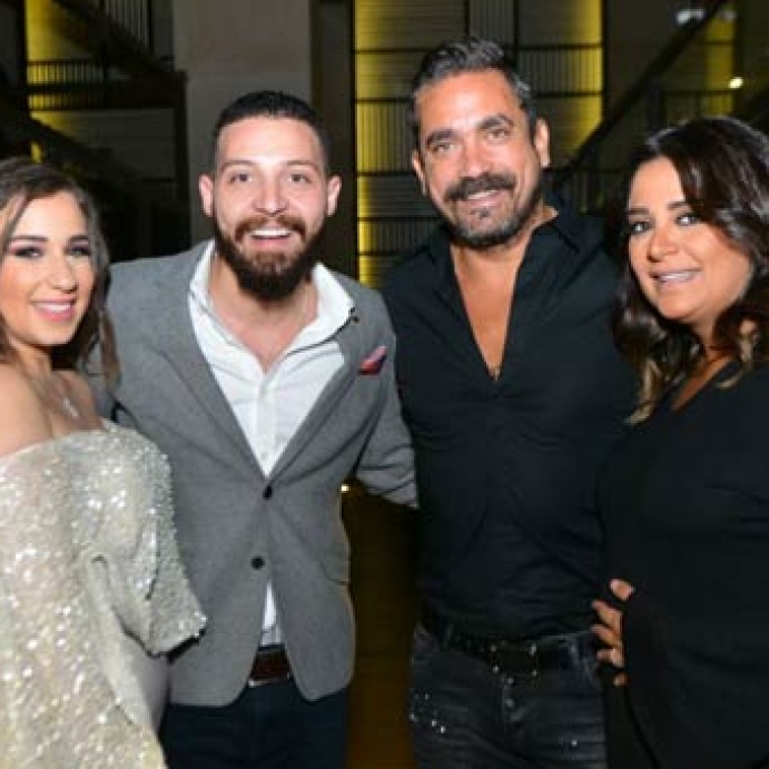 حفل خطوبة ابنة شريف منير