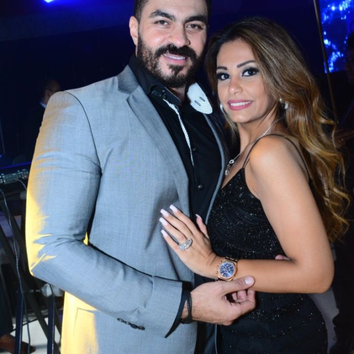 خالد سليم وزوجته