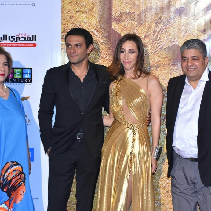 اسر ياسين في ختام مهرجان الاقصر