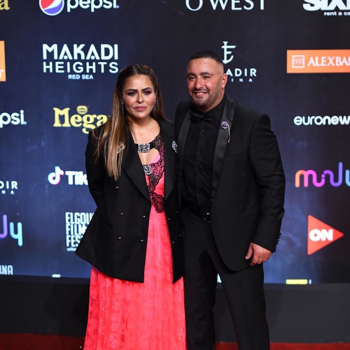 احمد السقا وزوجته