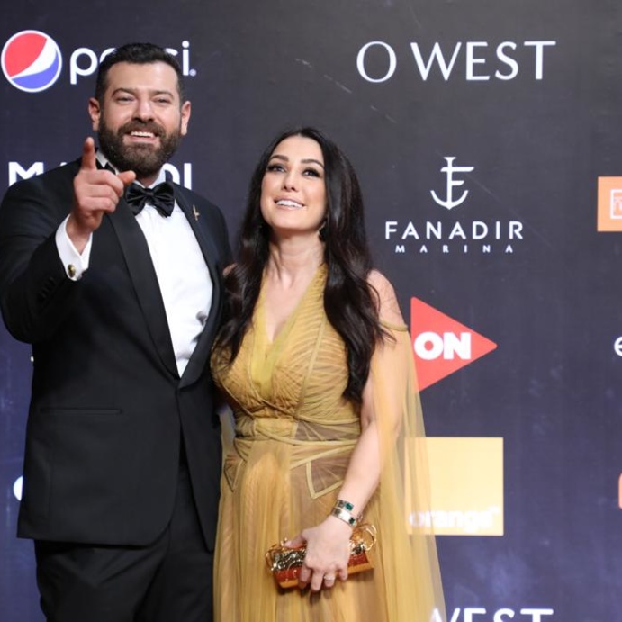 عمرو يوسف وكندة علوش في مهرجان الجونة