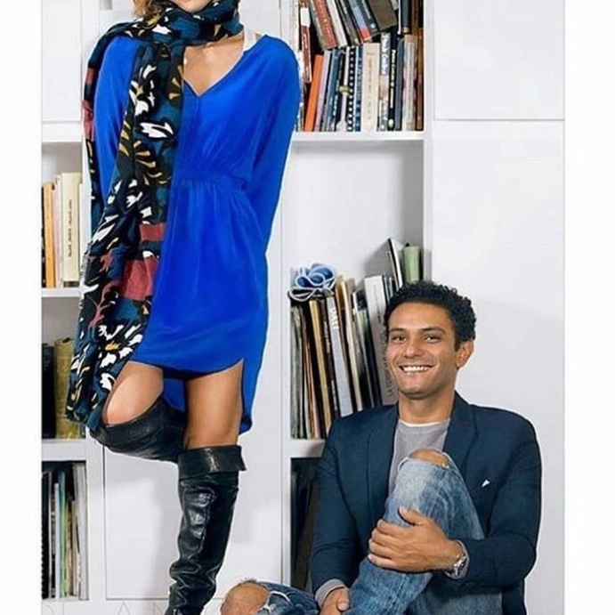 آسر ياسين وزوجته