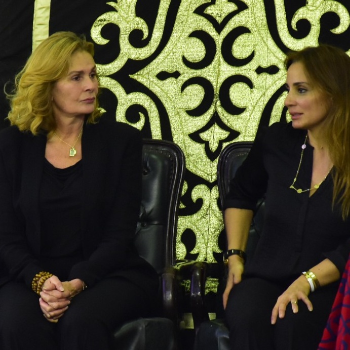 عزاء والدة الفنانة يسرا