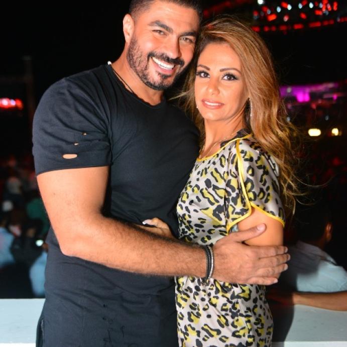 خالد سليم وزوجته