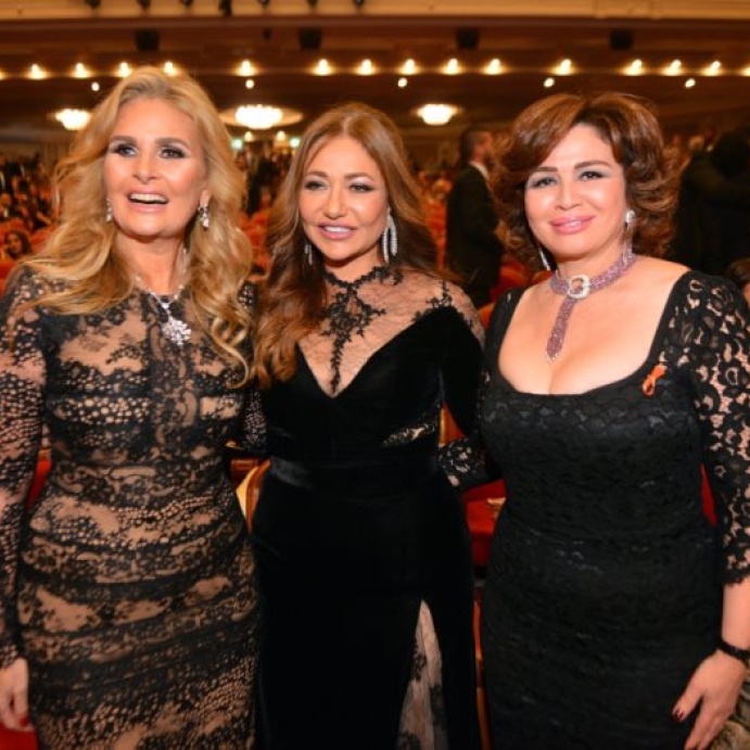 يسرا وإلهام شاهين وليلى علوي