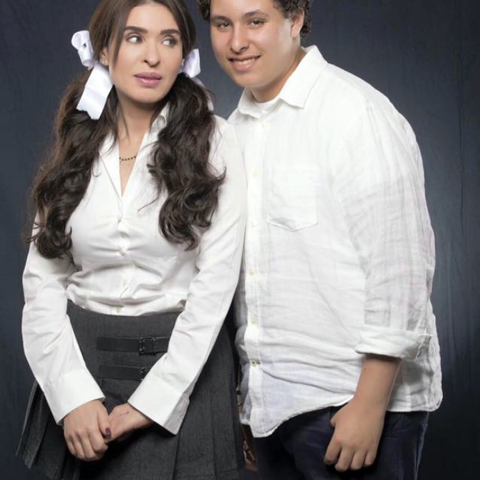 دينا وابنها