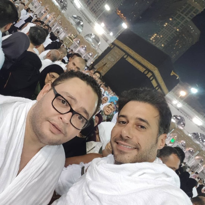 احمد السعدني واحمد رزق في العمرة