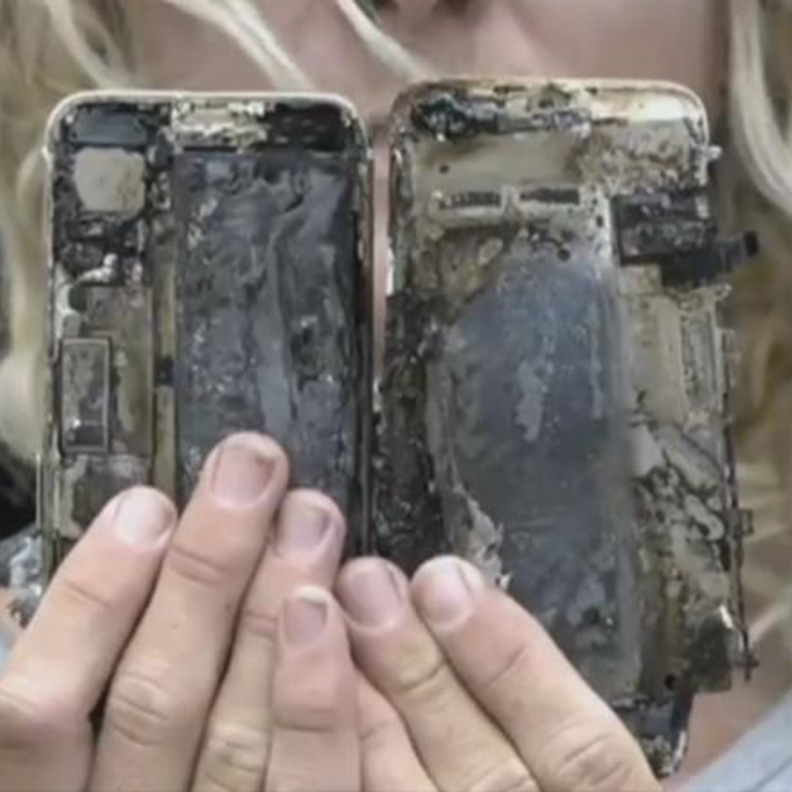 صاحبة آيفون 7 المحترق تروي قصتها