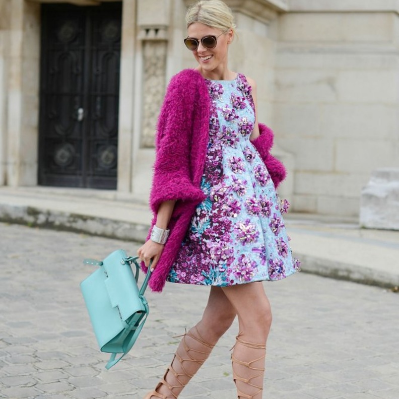 الربيع أجمل مع تصاميم الملابس المعرقة بالورود