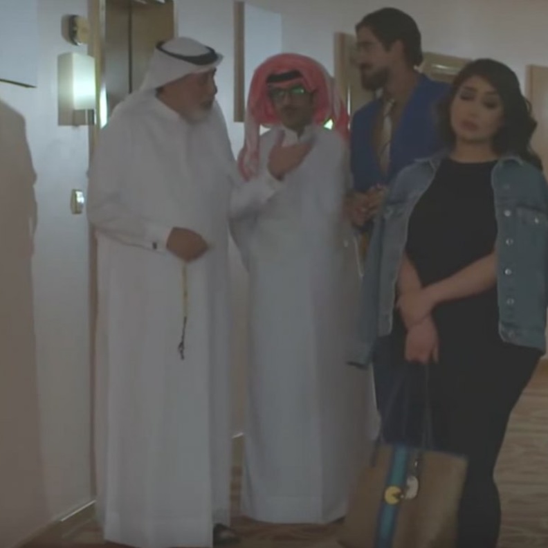 لقاء عائلة الجسمي مع حياة الفهد في الفندق