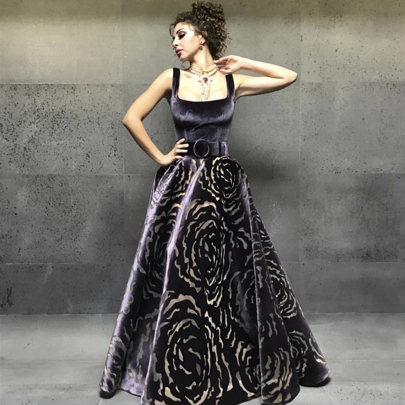 أحدث إطلالات ميريام فارس بفستان أسود من NF by Nour 