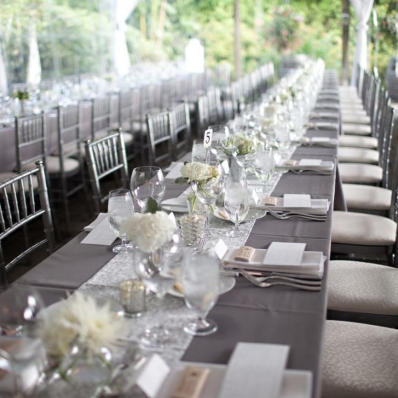 ثيم زواج باللون الرمادي