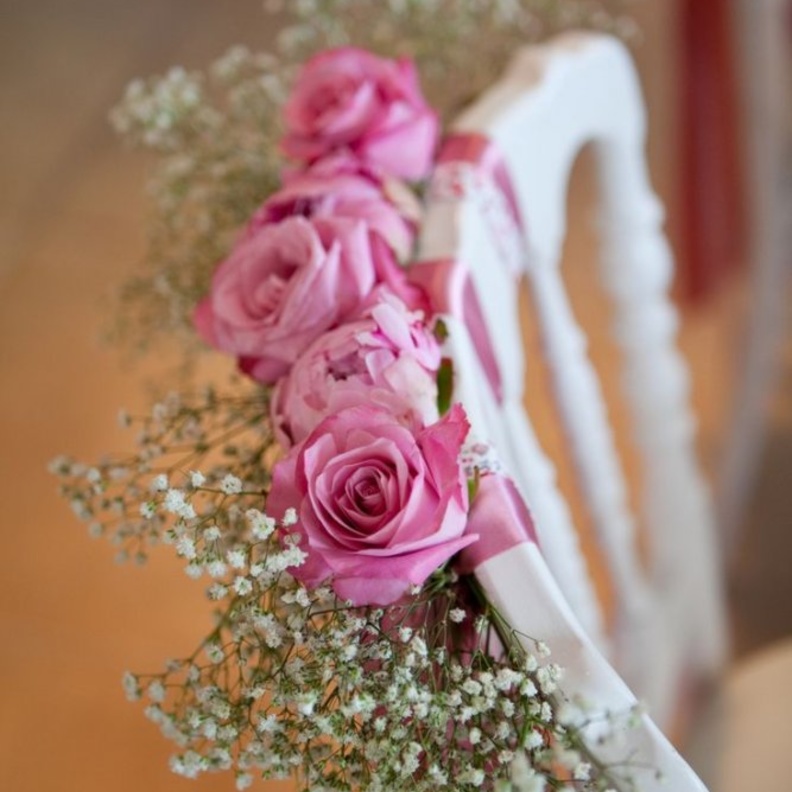 غطاء كامل لكراسي الزفاف بطريقة مميزة و جديدة