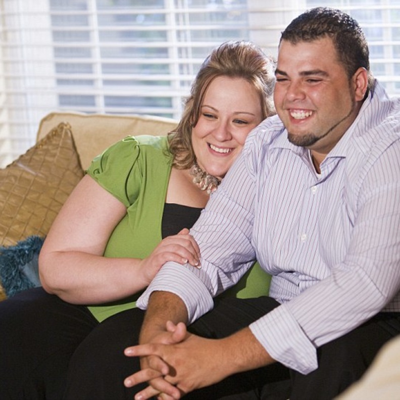 زيادة وزن الرجل تبدأ بعد إنجاب الزوجة