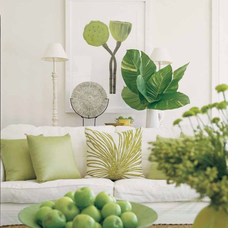 ديكورات غرف الجلوس من جمال الطبيعة