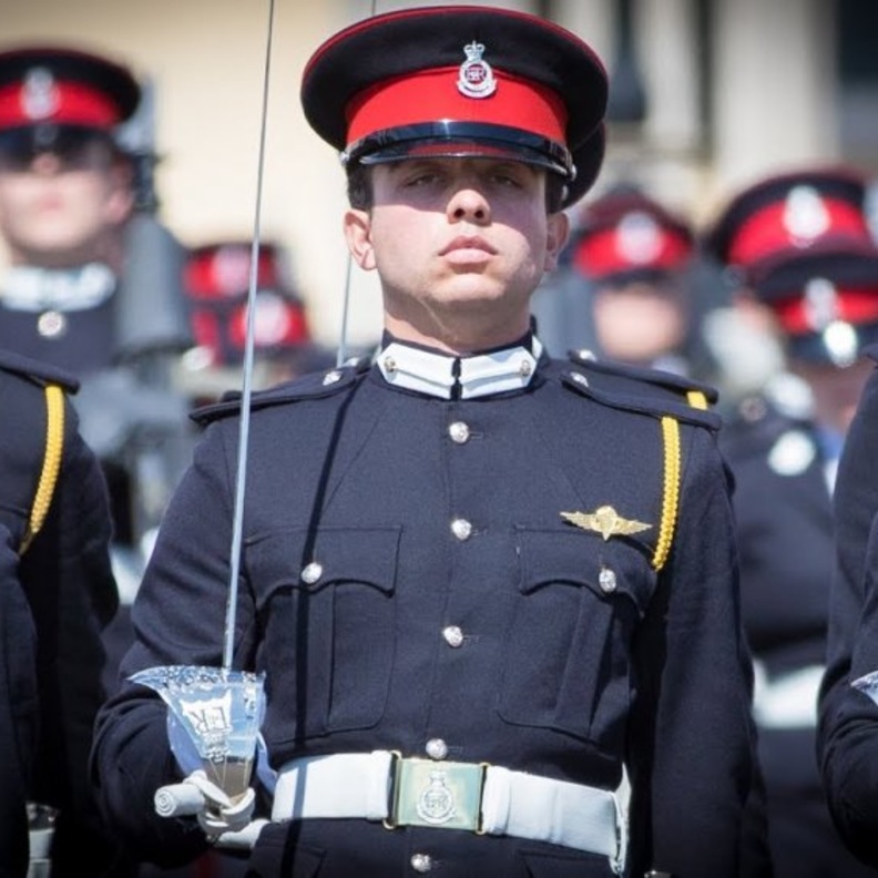 مراسم تخرج الأمير الحسين من أكاديمية ساندهيرست