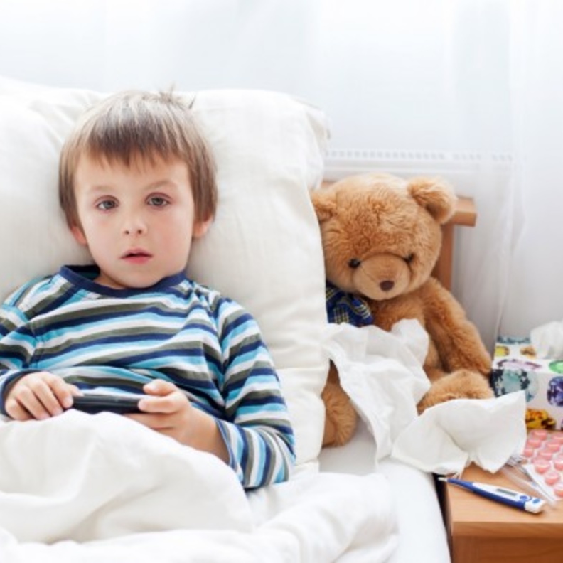 التهاب الحلق عند الاطفال