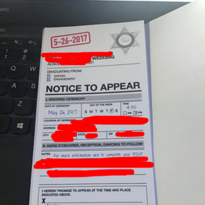 اقة الدعوة على شكل استدعا