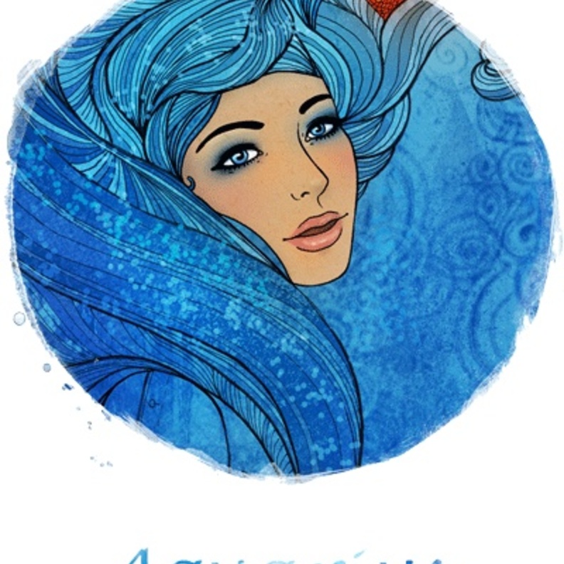 المرأة الدلو مرحة ومثيرة وفي الوقت نفسه عقلانية