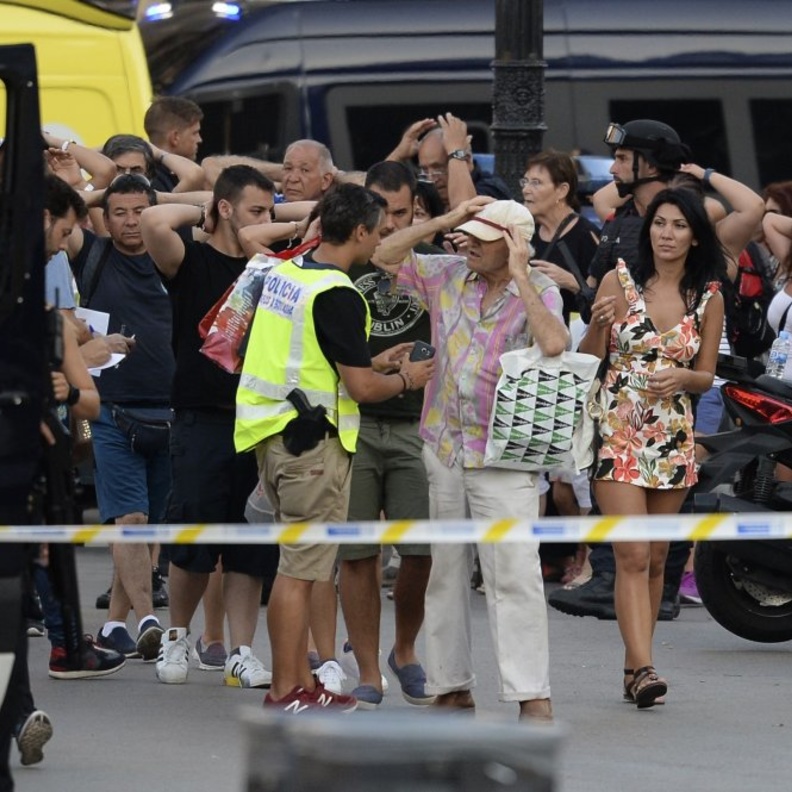 حادث الدهس في برشلونة يثير الرعب