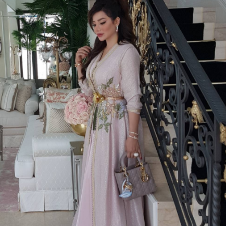 لجين عمران بالزي الهندي