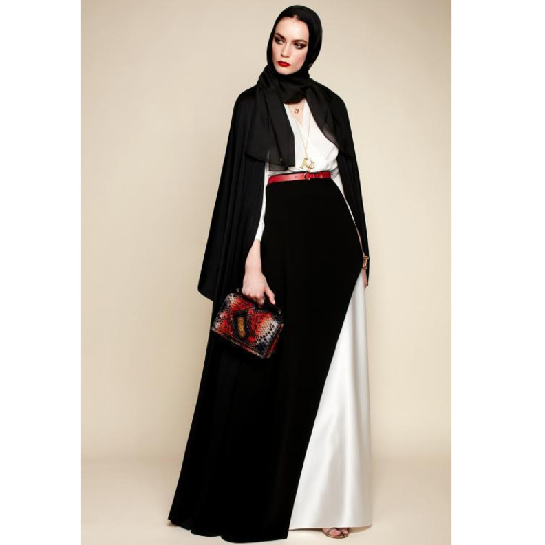 عباية من الألوان بتصميم عصري