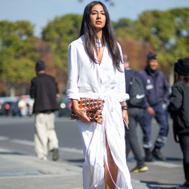 فستان أبيض من الدانتيل من Self-Portrait