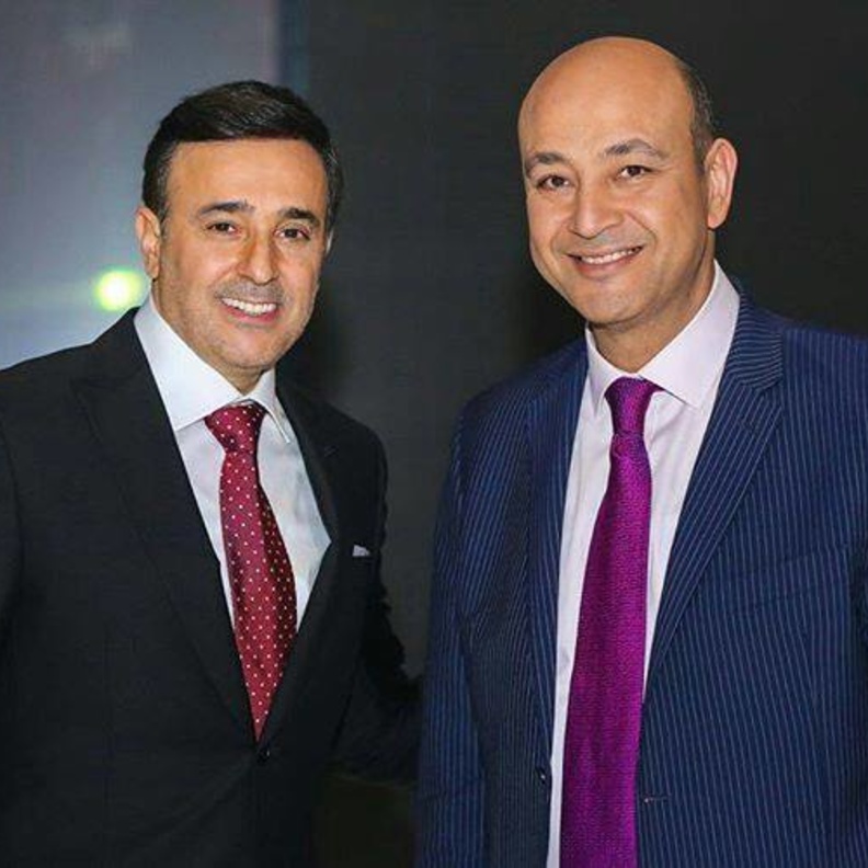 صابر الرباعي وعمرو أديب