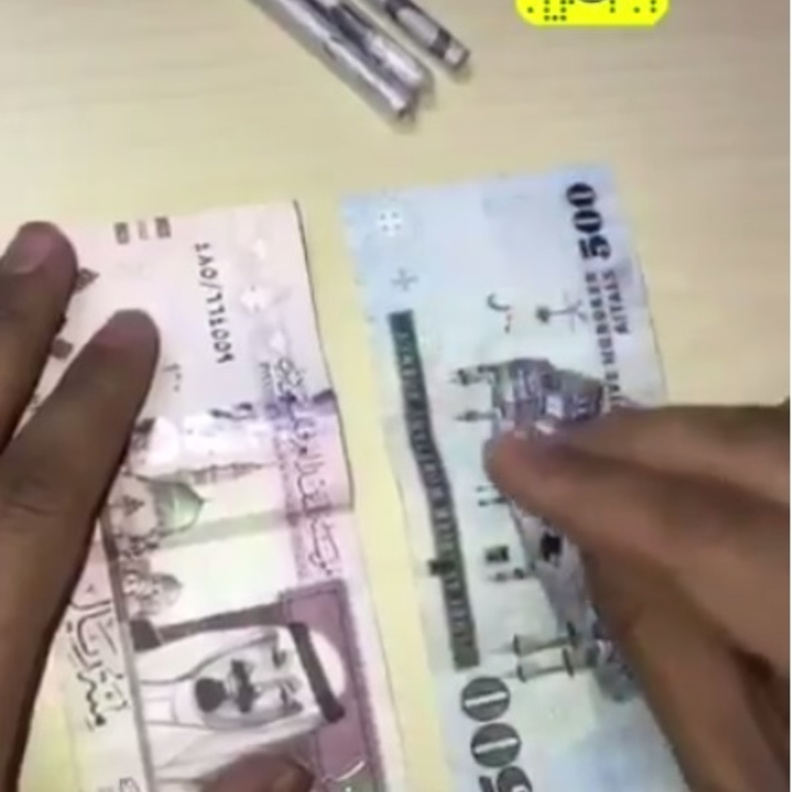 المواطن السعودي أثناء شرحه للحيلة الماكرة.