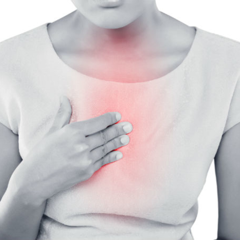 آلام الصدر دليل على أمراض الجهاز التنفسي السفلي