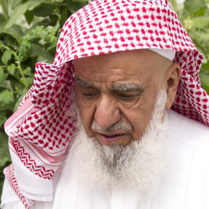 سليمان الراجحي برفقة خادم الحرمين الشريفين.