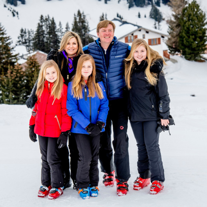 نشر الصورة الرسمية لعطلة للأسرة الملكية الهولندية الشتوية