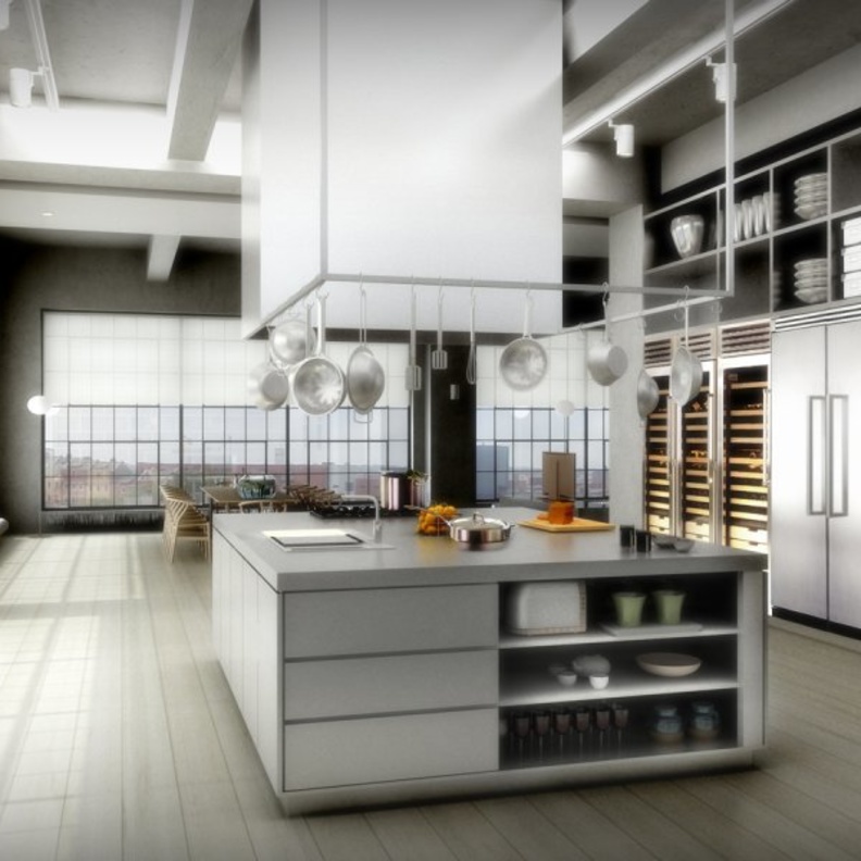 تصميم مطابخ فخمة بديكورات عصرية مميزة