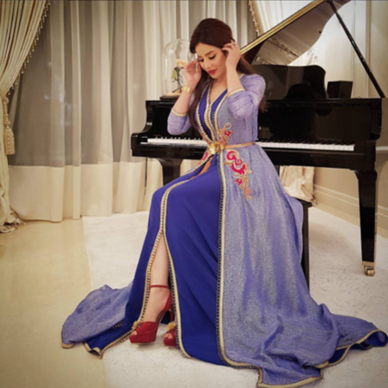 القفطان المغربي لعروس 2017 من مجموعة المصممة ليلى عموري