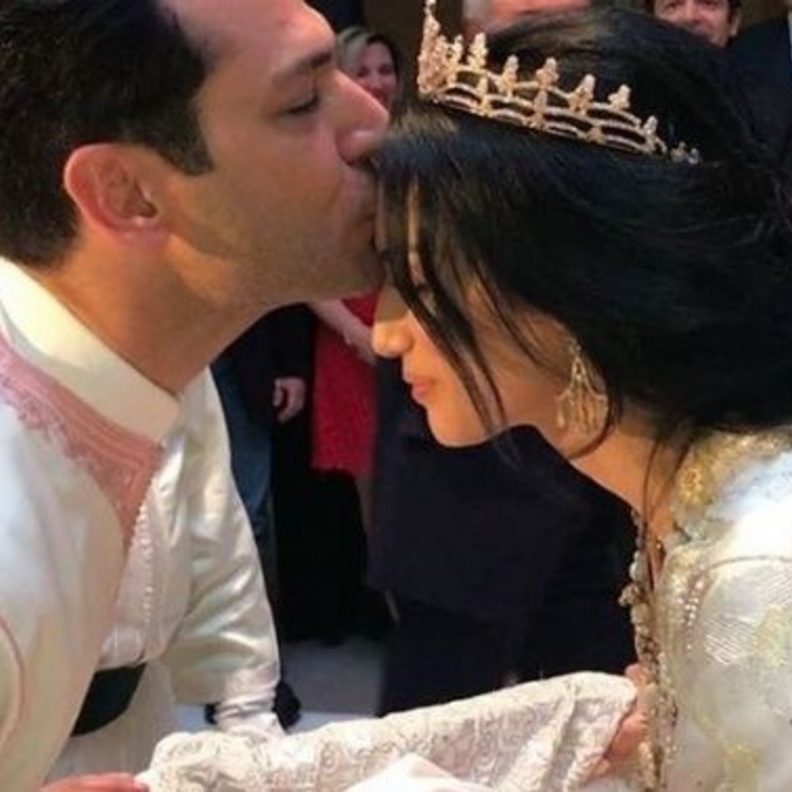 لقطة مميزة لنادين نسيب نجيم مع زوجها