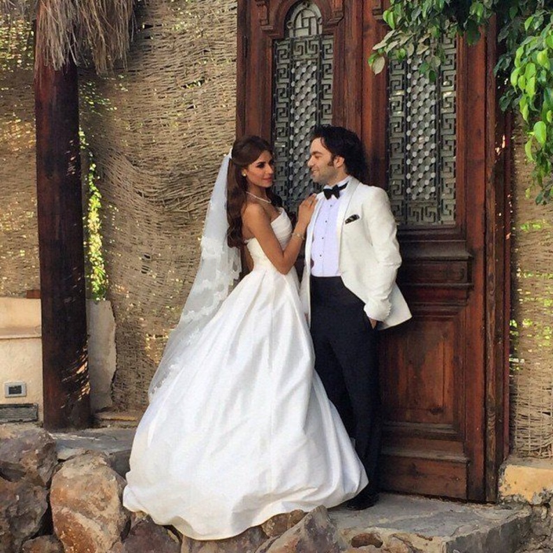 ريهام أيمن وشريف رمزي في الزفاف