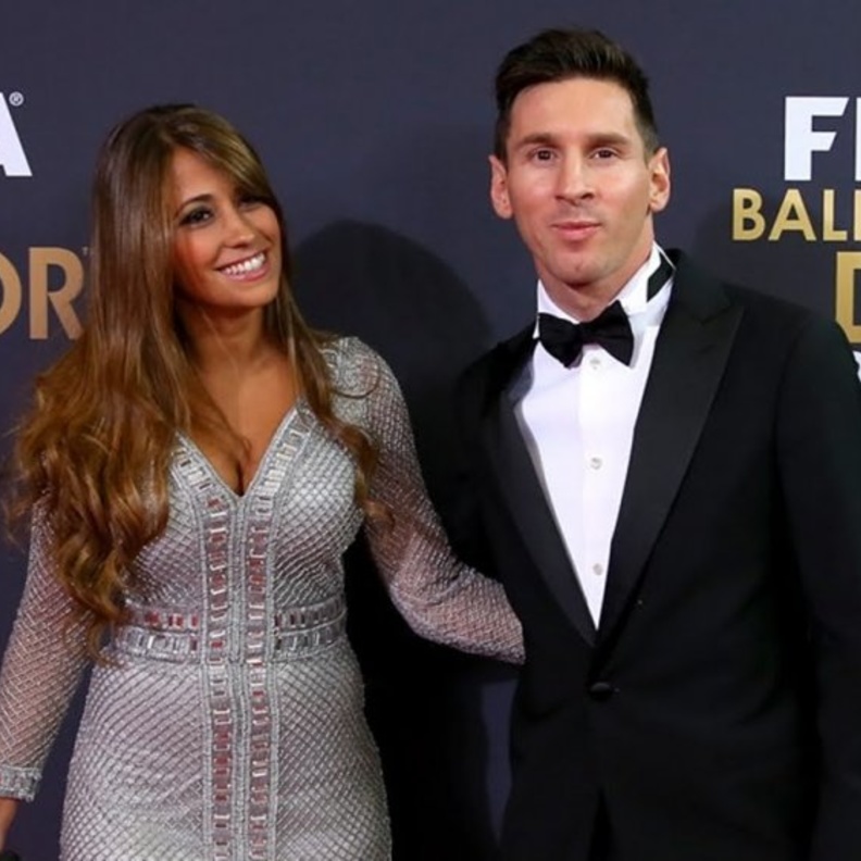 عائلة النجم الاسباني ليونيل ميسي