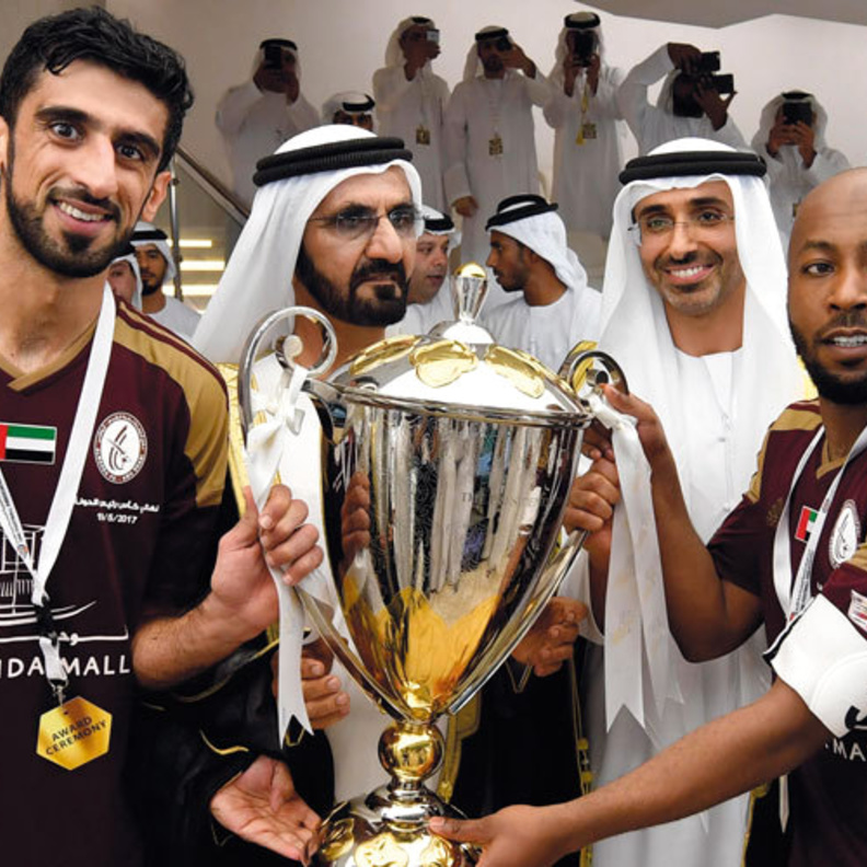 محمد بن راشد يتوّج الوحدة بــ "كأس الخير"