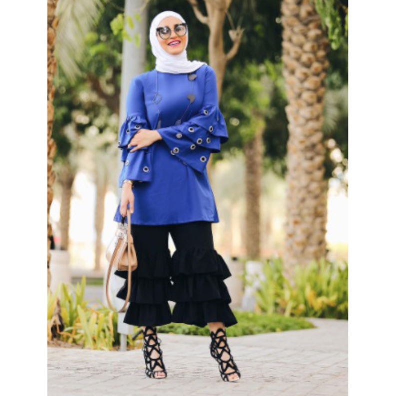 موديلات بنطلونات للمحجبات بديلة للجينز