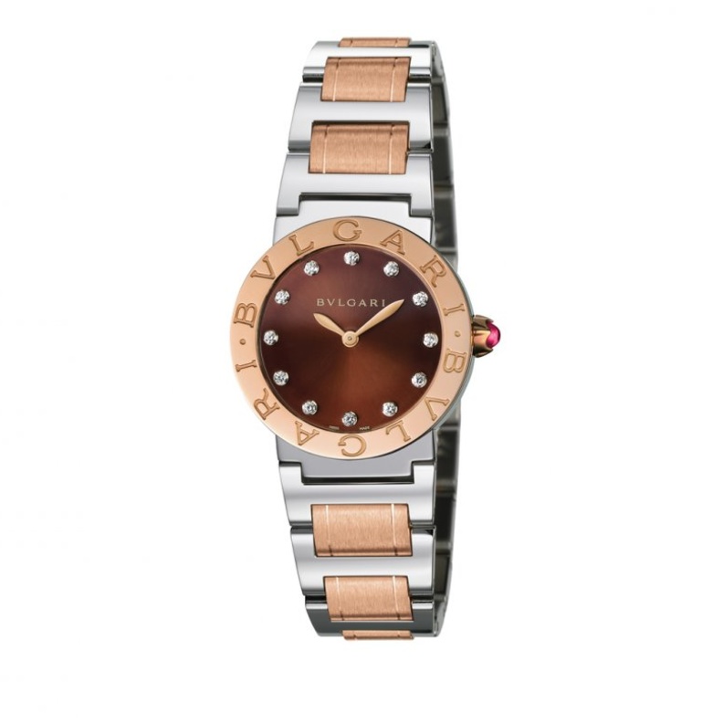 ساعة كارتييه من الذهب الوردي والفولاذ والماس