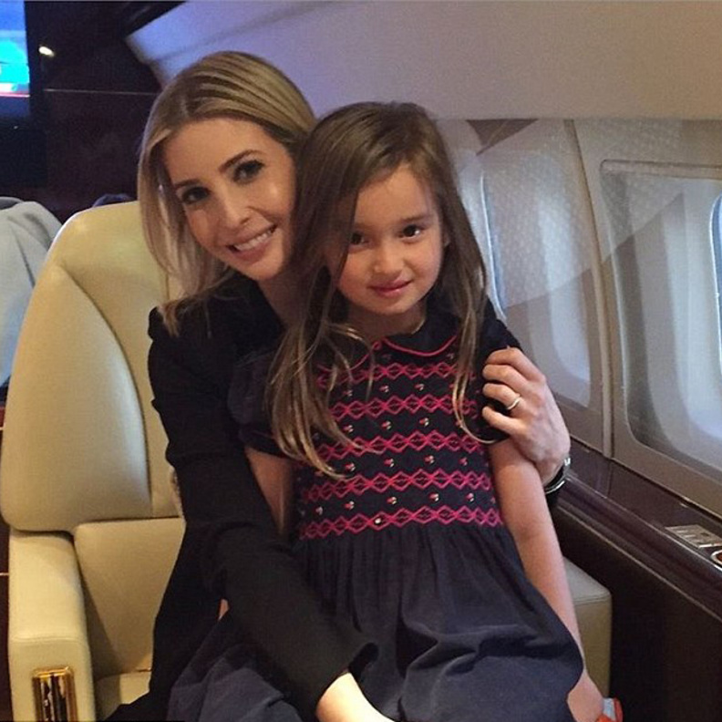 إيفانكا ترامب وابنتها أرابيلا كوشنر