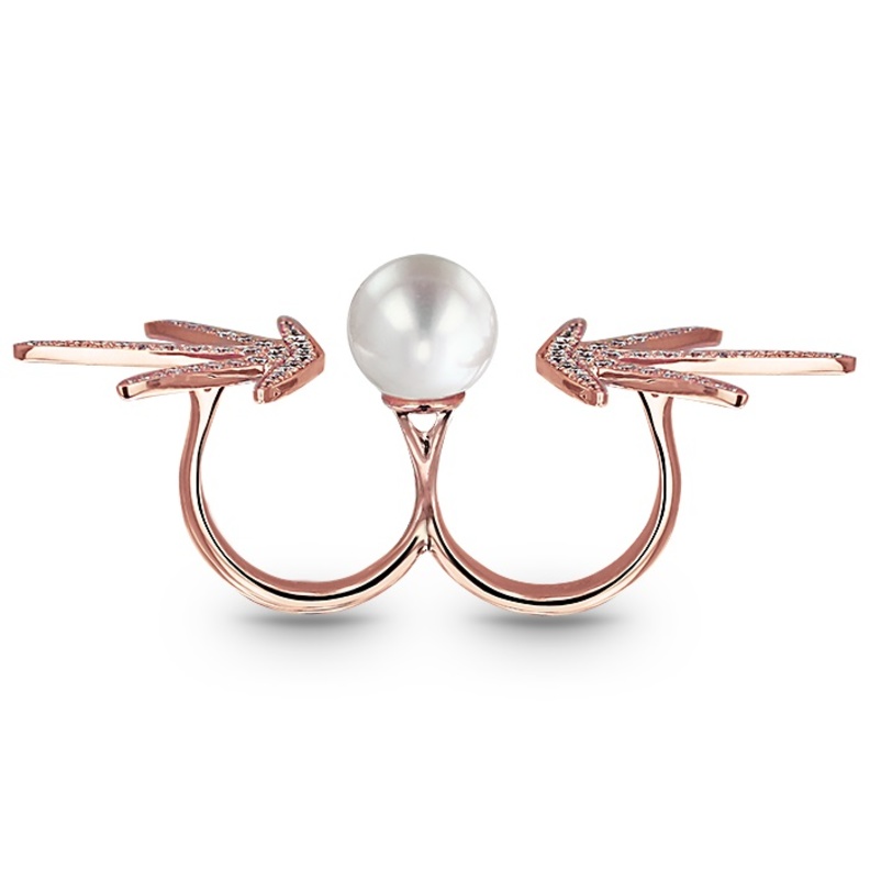 خاتم لويس فيتون من الذهب الأبيض والأصفر والوردي