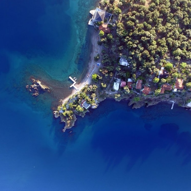 أجمل جزر تركيا جزيرة سوفالي في مدينة فتحية التركية