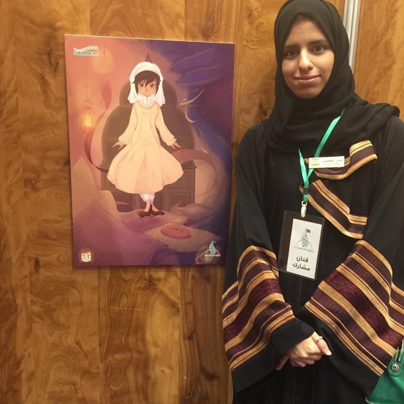 رسومات حنان لشخصيات الإنمي بطابع حجازي 